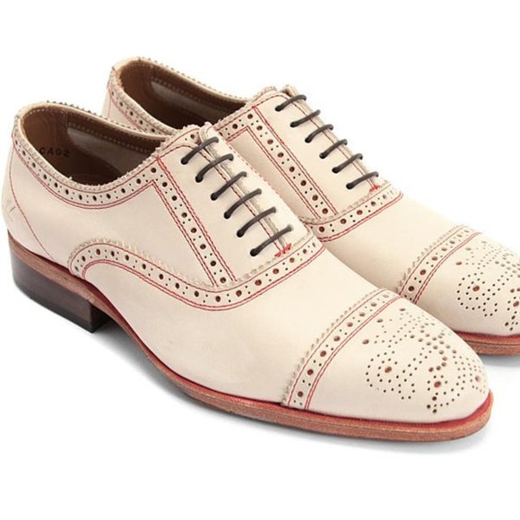 John Fluevog Other - Brandenburg Light - Cream and Red